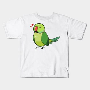 Ringneck Parakeet 1 Kids T-Shirt